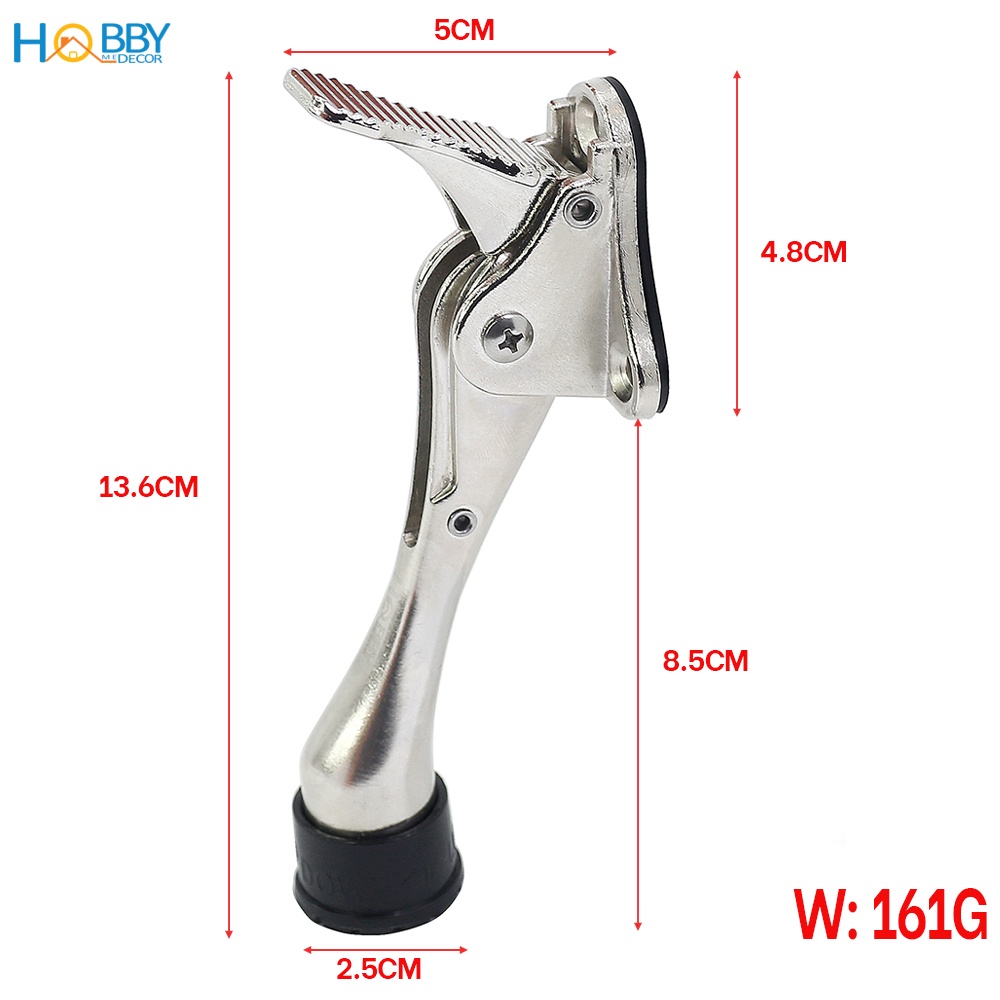 Ảnh Chặn cửa chân móng ngựa có lẫy gạt chống va đập Hobby Home Decor CMG1 1