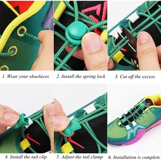 1 Cặp Dây Giày Thể Thao Không Cần Buộc Tiện Lợi