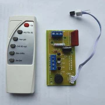 Bộ vỉ mạch quạt điều khiển từ xa cho quạt có kèm remote 2020 BẢN TIẾNG VIỆT 6