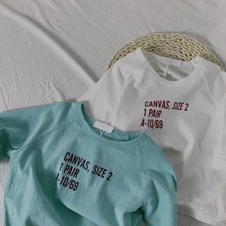 Áo thun dài tay bé gái bé trai BATALA KIDS áo phông thu đông dài tay cho bé từ 9-25kg CANVAS
