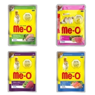 Pate ME-O Mèo Con & Mèo Trưởng Thành Gói 80g - Pate Cho Mèo Xuất Xứ Thái Lan