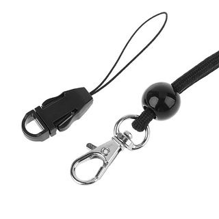 Dây Đeo Đèn Pin EDC Màu Đen Chống Thất Lạc Có Thể Điều Chỉnh