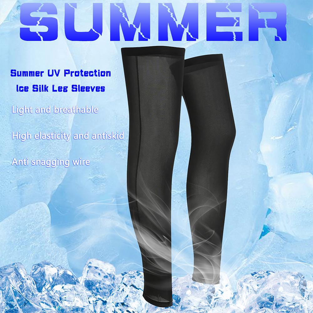 GOODH 1 Đôi Tay Dài Thể Thao Ngoài Trời Ice Silk Mùa Hè Bóng Đá Chân Tay