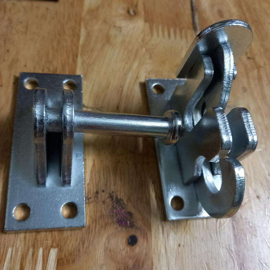Chốt Cửa Tự Động, Tự Đóng Inox 304- 2 Phiên Bản Then Cố Định/ Di Động cao cấp- Tặng 8 vít inox - Không Ưng Hoàn Tiền