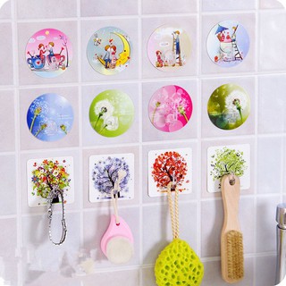 Combo 3 móc dính tường hoa văn siêu cute