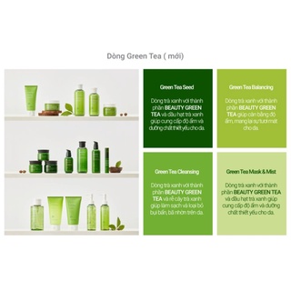 Sữa rửa mặt làm sạch innisfree Green Tea Foam Cleanser 150ml