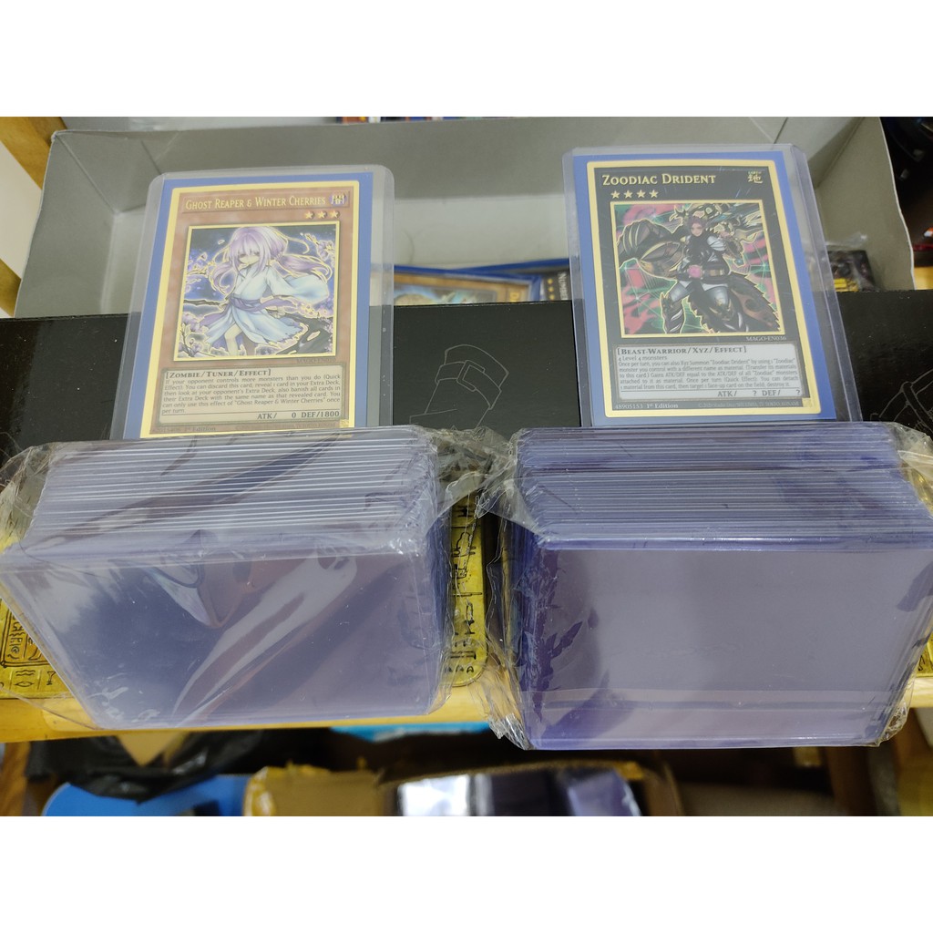 [YFS] Toploader bảo vệ thẻ bài Yugioh Pokemon độ dày theo phân loại 35PT