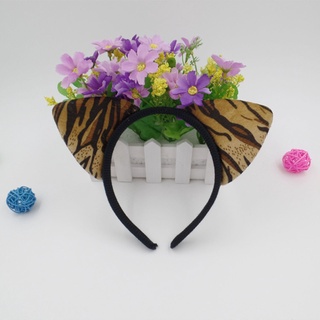 Bộ trang phục cosplay cat ears cho mèo với thiết kế da báo và hình bò hổ đáng yêu