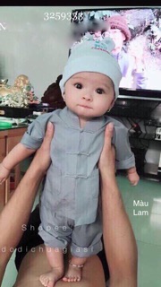 Đồ Lam Đi Chùa # Mẫu La Hán Bé Iu # Đồ Bộ Bé Trai Gái # Quần Áo