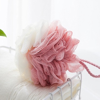 Double Color Random Rubbing Back Bath Ball - Rich Lather Skin Cleansing Tẩy tế bào chết Lưới tạo bọt tắm lớn