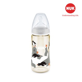 Bình Sữa NUK PREMIUM CHOICE+ Nhựa PPSU 300ml núm ti S1-S2 - M (ANIMALS)