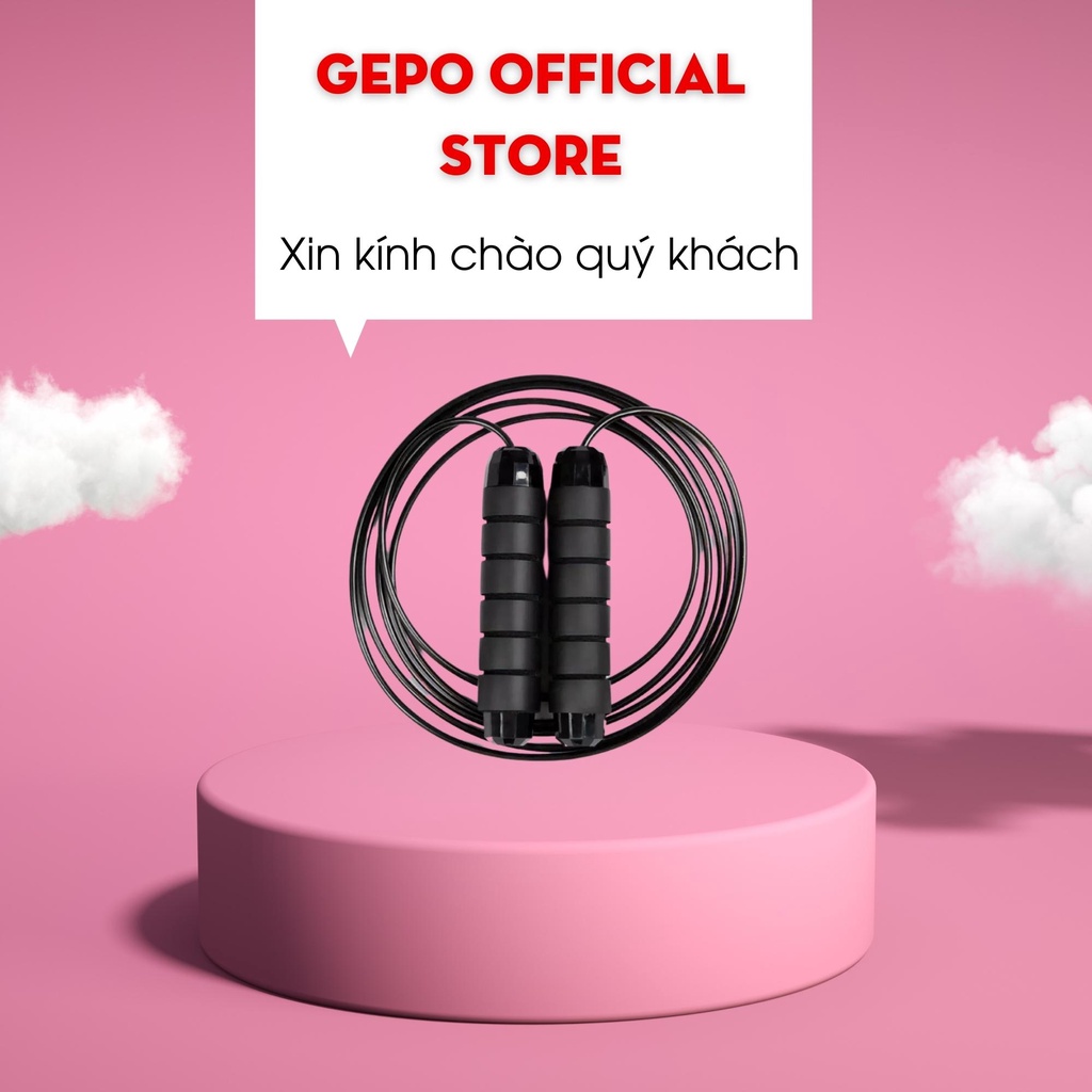 Mô tả Dây Nhảy Tập Thể Dục Thể Thao Giảm Cân Lõi Thép GEPO GP01 - 2