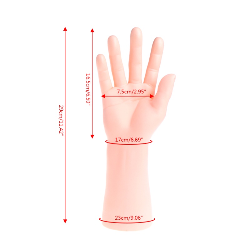 OXXGGKAO Nam Mannequin Tay Mô Hình Hiển Thị Găng Tay Trang Sức Mẫu Đứng Cho Trang Trí Nhà