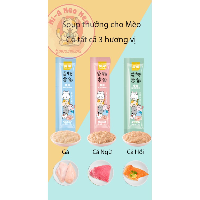 Súp thưởng Shizuka - Catfood - Petsnack dành cho mèo 15gr/1 gói 4.9