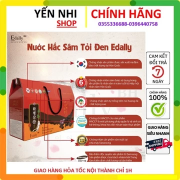 [HÀNG CÔNG TY] HỘP 30 GÓI HẮC SÂM TỎI ĐEN EDALLY – HẮC SÂM TỎI ĐEN HWA PYUNG SAM EDALLY