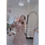 set croptop kẻ dây rút