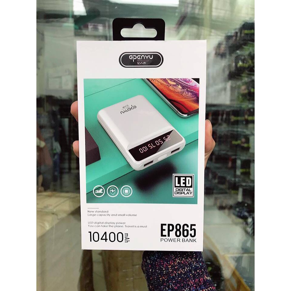 PIN DỰ PHÒNG EPENYU E865 10.400MAH CHÍNH HÃNG | Shopee Việt Nam