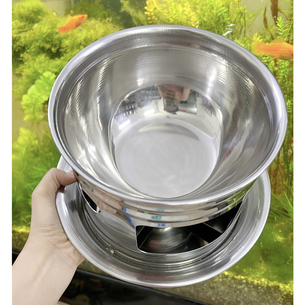 Lẩu inox Bếp  1 người, Dùng Cho Quán nồi lẩu 1 người Tiến Thành