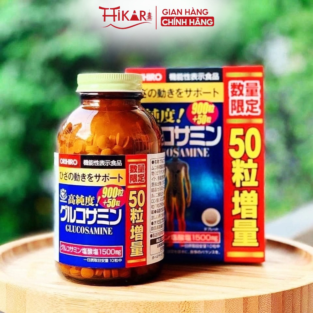 Ảnh Viên uống bổ xương khớp Nhật Bản Glucosamine 1500mg Orihiro Japan - 900 viên 4