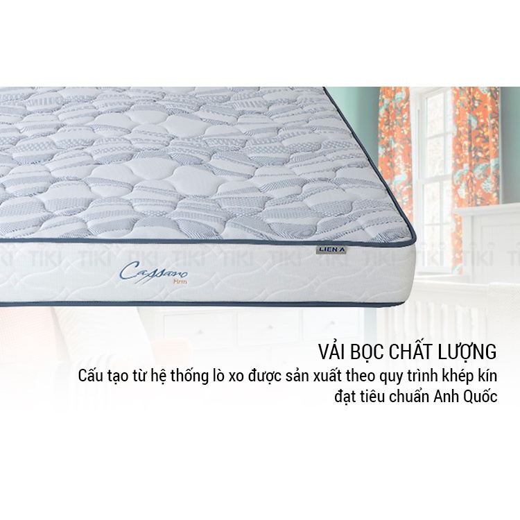 Nệm Lò Xo Liên Á Cassaro Firm