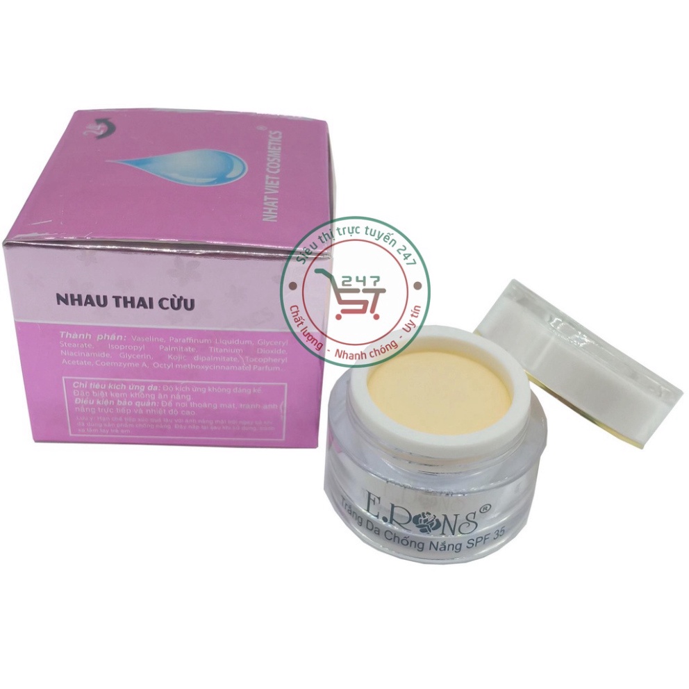 Kem dưỡng Trắng da mặt Chống nắng Giữ ẩm Ngừa lão hóa ERons 6.8g (Hồng)