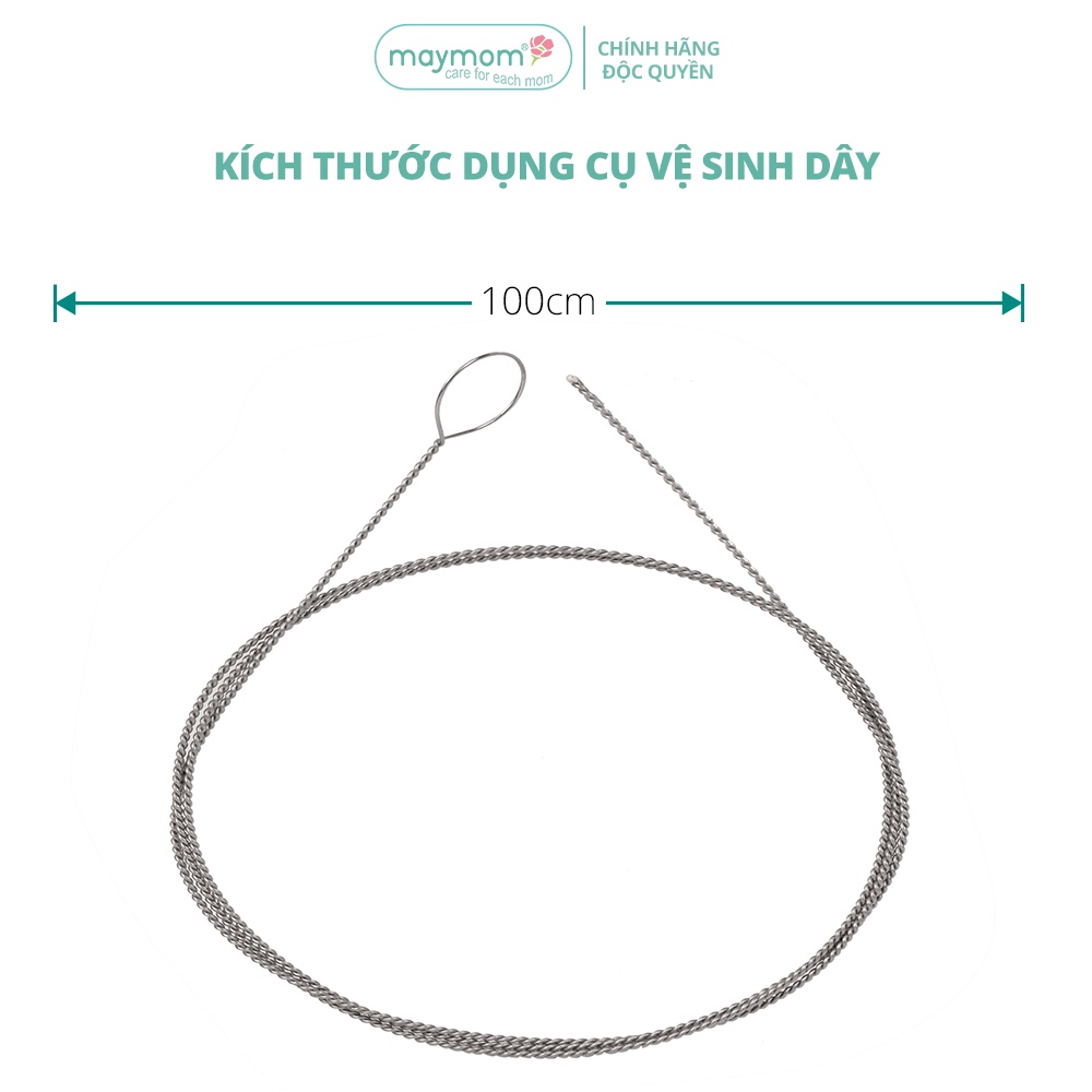 Ảnh Dụng cụ vệ sinh dây hút máy hút sữa Maymom dài 100cm 2