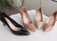 Giày cao gót mũi nhọn 5 phan gót nhọn Annmodels thời trang cơ bản chất liệu xi bóng _A026BSDCHUOT