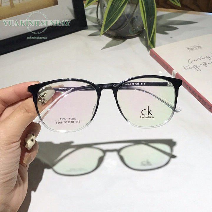 Kính cận nhựa dẻo dáng oval CKC V122