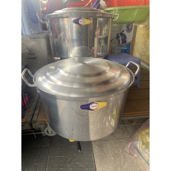 Nồi Nhôm Nắp Mô ( Thanh Hiền ) Size Lớn 62 , 64 , 66 , 68 , 70 , 72cm