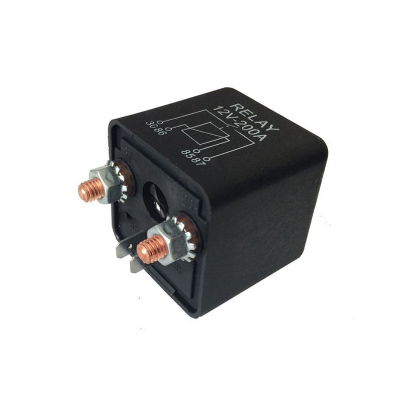 Rơle 4 chân thường mở 12V 200A - Sạc chia rẽ ô tô hạng nặng