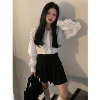 Áo Sơ Mi Nữ Tay Dài Phong Cách Hàn Quốc