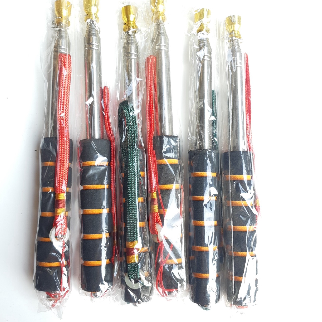 Combo 6 cái cán cờ 1.6 m đầu mạ đồng, tay xốp,cán inox cho hướng dẫn ...