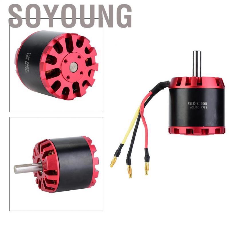 Soyoung Hàng Ga SOYOUNG Động Cơ Không Chổi Than Cảm Biến 6364-200kv Cho Xe Điện Cân Bằng Ván Trượt E-Scooter