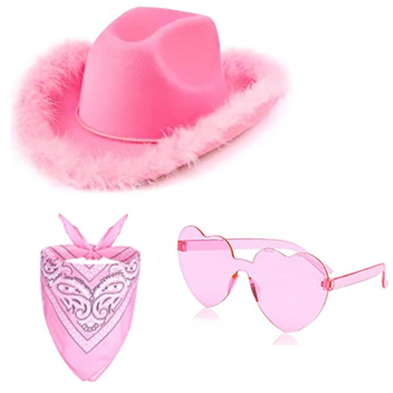 Bầu Trời Mũ Cao Bồi Kính Bandana Bộ Bachelorette Bandanas Cô Dâu Đảng Nón Bò Cô Dâu Mũ Nữ Trang Phục Dự Tiệc Cô Dâu