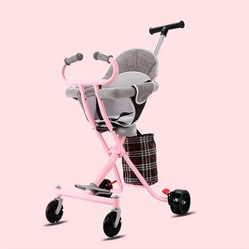 Xe đẩy xe đẩy trẻ em đi bộ dễ mang theo gấp gọn sản phẩm Quạt trẻ em Xe đẩy trẻ em 1-3-5 tuổi/xe đẩy trẻ em gấp gọn xe