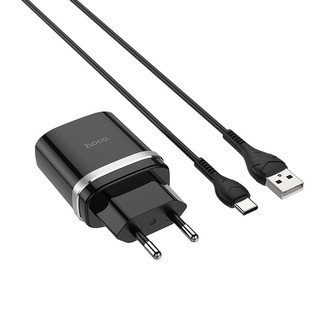 Bộ cốc sạc nhanh và cáp sạc Hoco C12Q cổng Type-C hỗ trợ QC3.0 3A 18W - Phụ Kiện Nhất Tín