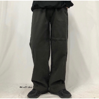 [Có sẵn] Quần KAKI PANTS (The17.club) - Quần Kaki lưng thun ống rộng nam nữ