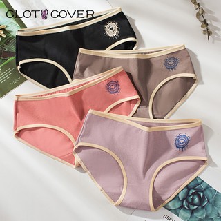 Quần Lót Cotton Không Đường May Thêu Huy Hiệu Quyến Rũ Cho Nữ