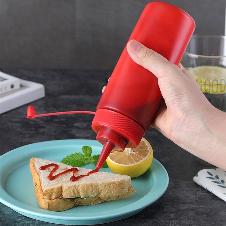 Bình Đựng Nước Sốt Dầu Ô Liu Có Nắp Dạng Bóp Tiện Lợi