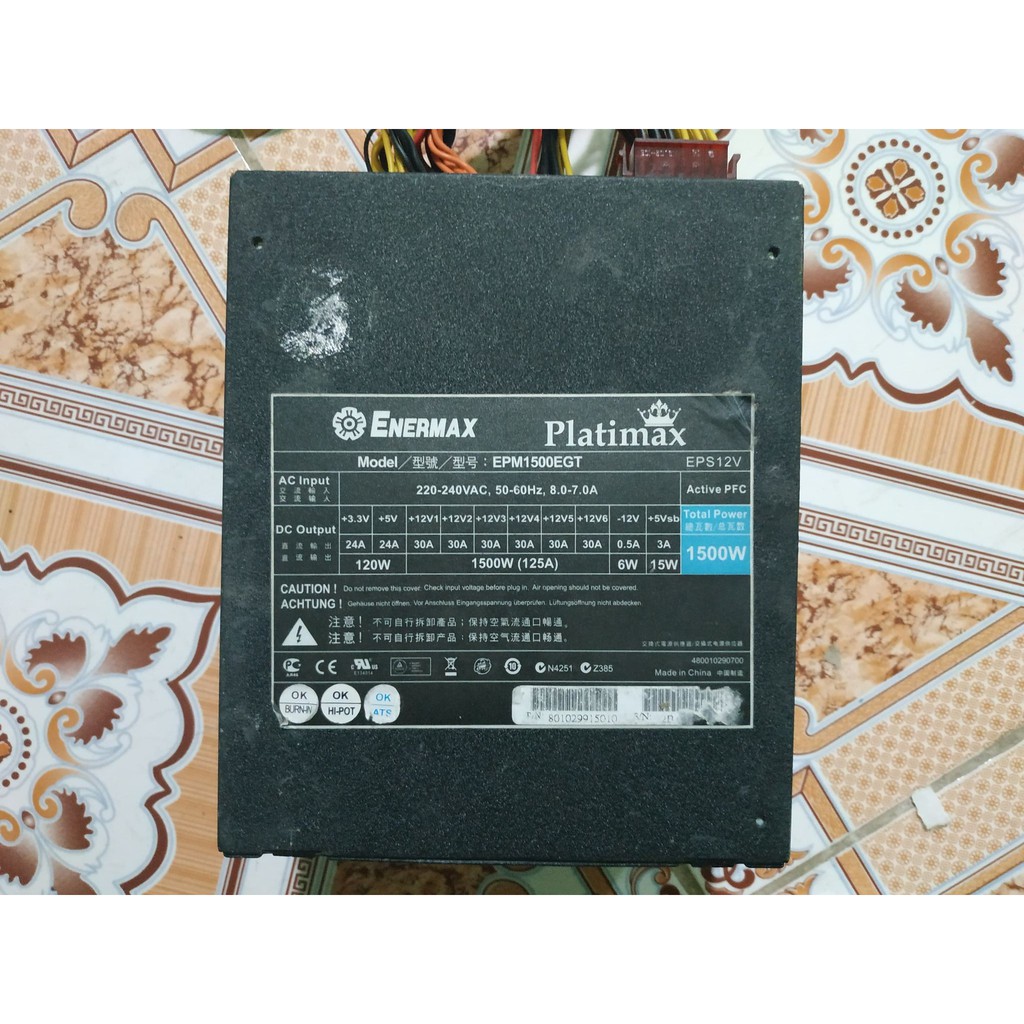 Nguồn Enermax 1500W 80 Plus 80 Plus Platinum | Shopee Việt Nam