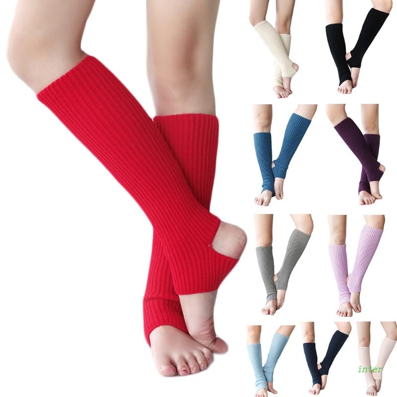 Tất Dệt Kim Cao Tới Gối Giữ Ấm Chân Dành Cho Nữ Múa Ballet