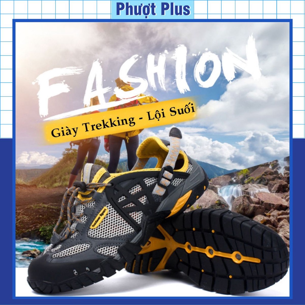 Giày Lội Nước Trekking, Leo Núi, Đi Phượt Outdoor Sport Cao Cấp - Chống ...