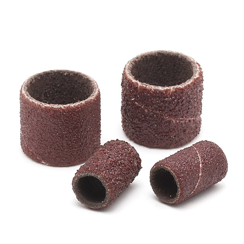 Bộ 10 đầu mài nhám 120# 12.5mm và trục quay 3.17mm tiện dụng để làm móng