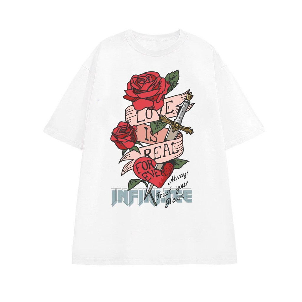 Áo thun INFINITEE Fni0021,Thun 100% Cotton - form rộng Unisex.