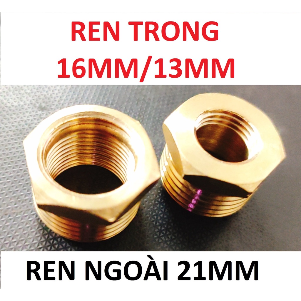Cả rá 21 (1/2 - DN 15) ren ngoài, ren trong (tùy chọn), (lơ ngược - nối ...