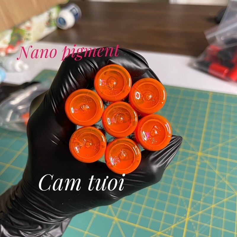 [5-10ml] Mực Bong Đậm Hữu Cơ Dùng Cho Mày, Môi Phun Xăm