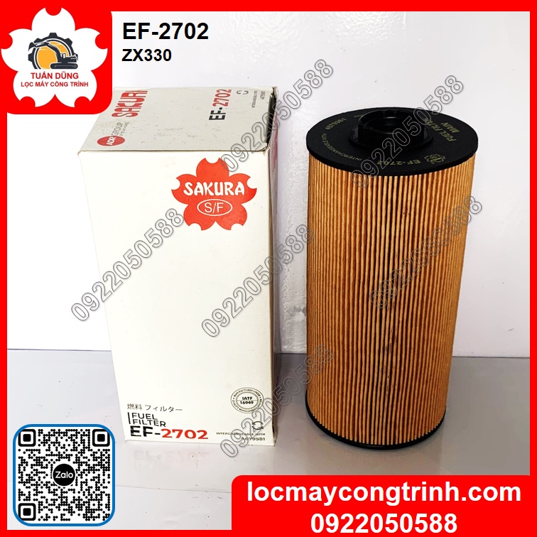 LỌC NHIÊN LIỆU EF-2702, EF2702, 8980742880, P502424 SAKURA | Shopee ...