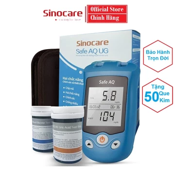 Máy Đo Tiểu Đường Và Axit Uric ( Bệnh Gút) 2 Trong 1 Chính Hãng Sinocare