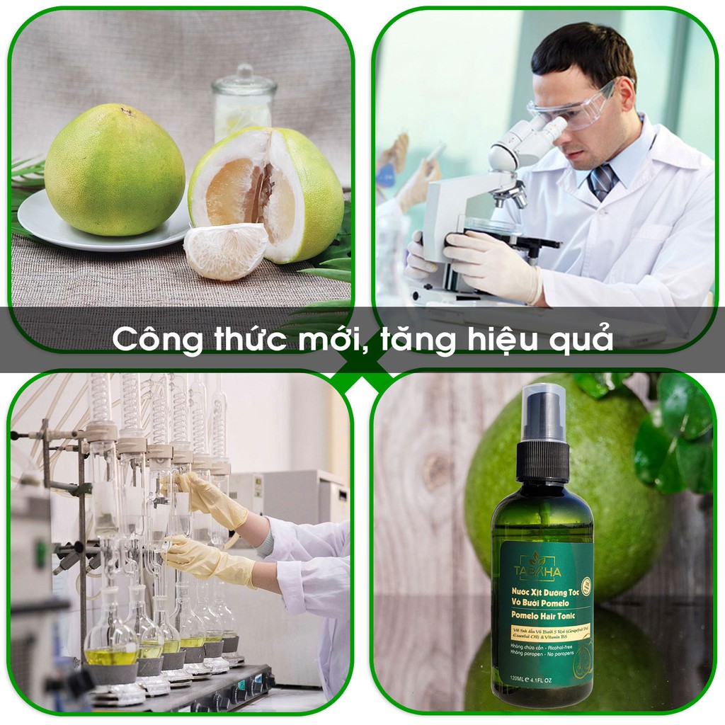 Ảnh Tinh dầu bưởi giúp mọc tóc nhanh giảm rụng dùng cho Nam giới Pomelo Tabaha 120ml 2