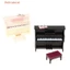 Đàn Piano Nhựa Mini Tỉ Lệ 1 / 12 Trang Trí Nhà Búp Bê